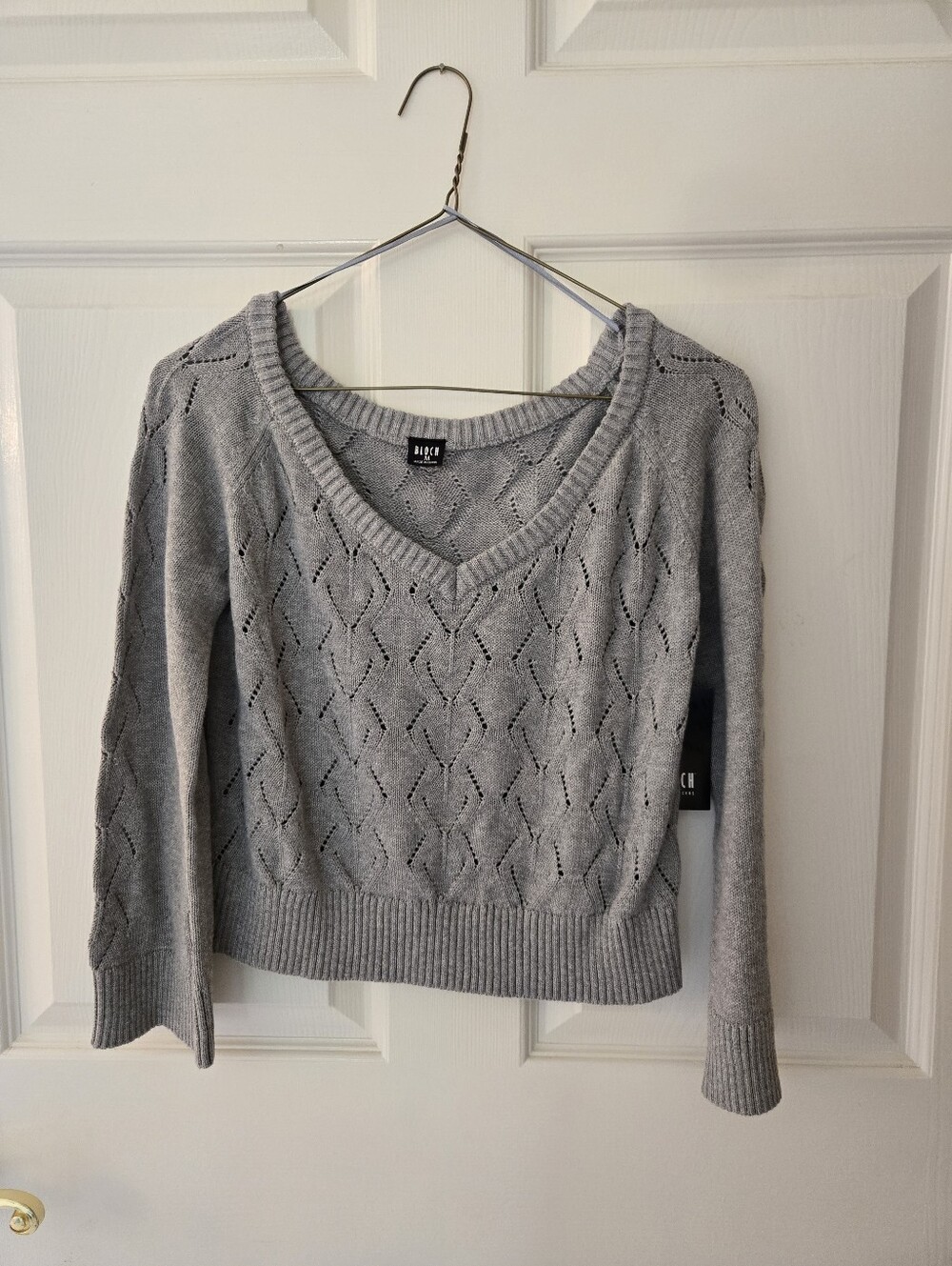 Bloch Gray Ballet Sweater Med NWT